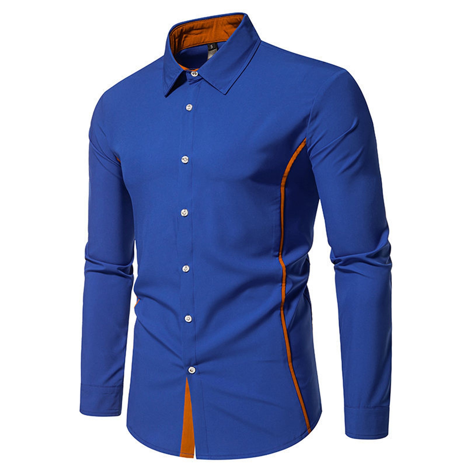 thumbnail image 2 of 2025 Camisa informal de manga larga para hombre: material resistente, versátil para el trabajo o las vacaciones, 2 of 4
